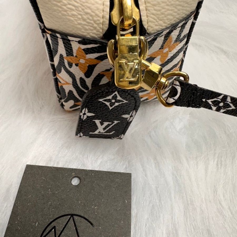 現貨 LV jungle叢林系列 透明PVC果凍包 肩背包-4