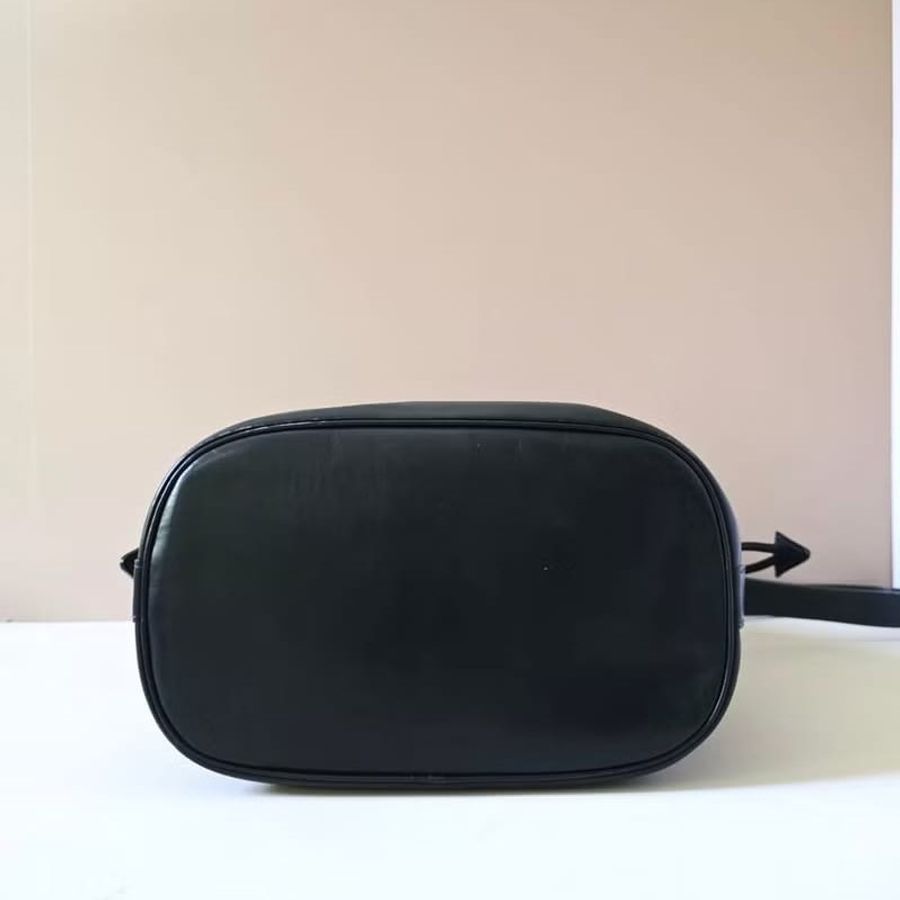 【LA LUNE】絕版中古包 Celine黑金星球水桶包 單肩包 側背包 斜背包 古董包-2