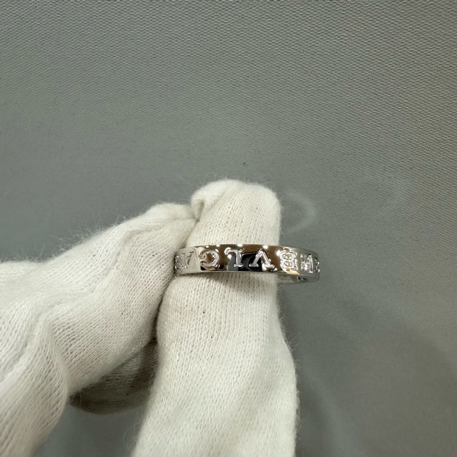 Bvlgari 白18k金鑽石戒指-7