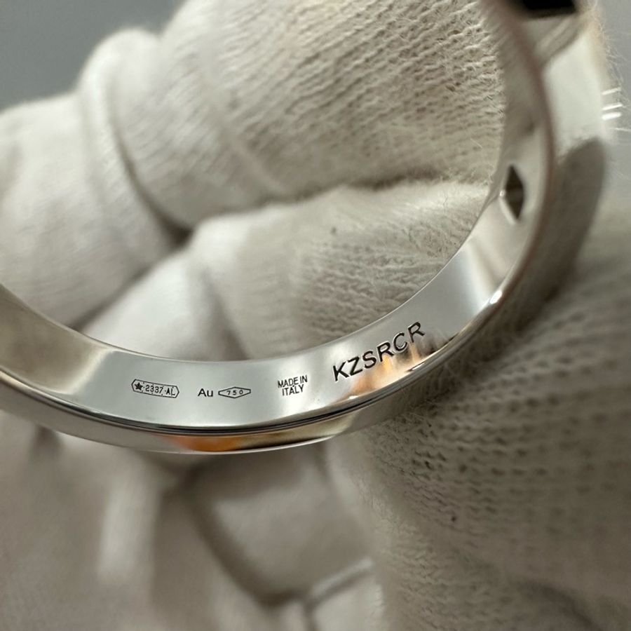 Bvlgari 白18k金鑽石戒指-12