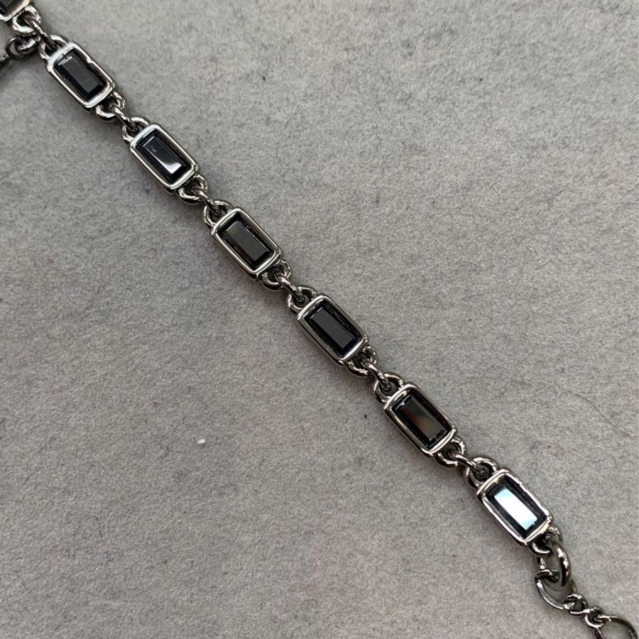 Swarovski 司華洛世奇 藍色水滴手鏈XB369-21