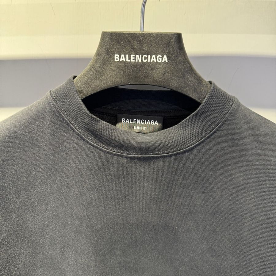 Balenciaga巴黎世家 速度獵人印花倒置設計短袖T恤 男女同款-1