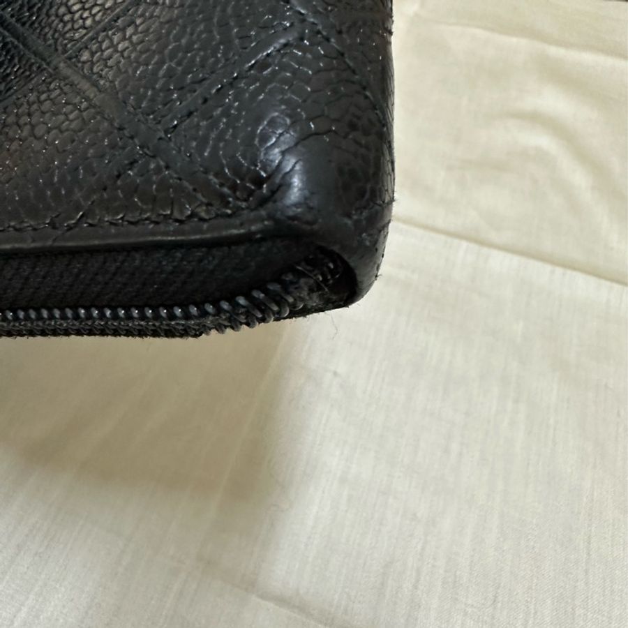 香奈兒 CHANEL 魚子醬牛皮長夾-31