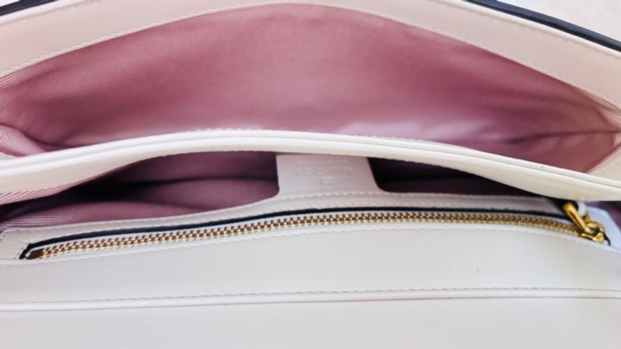 GUCCI 9新 超可愛 Marmont #GUCCI#馬夢#白金-19
