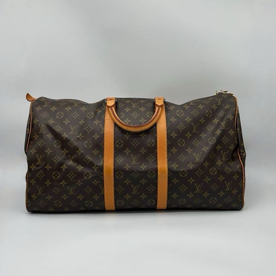 「JL精品代購」 Lv老花keepall55大旅行袋-0