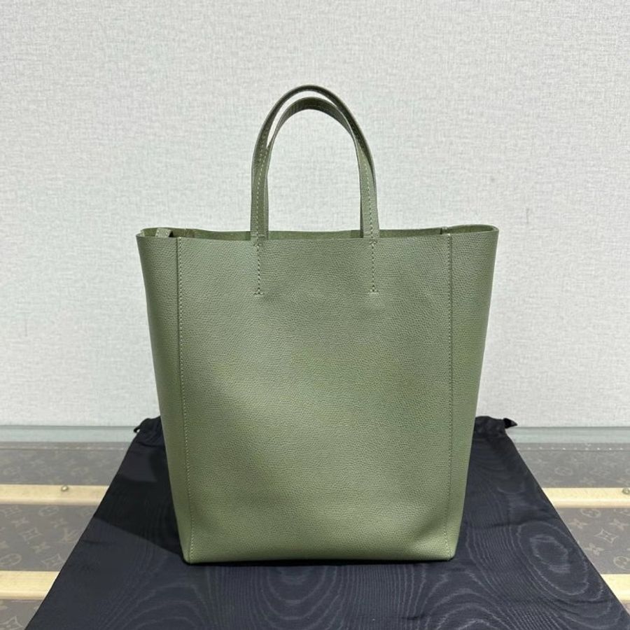 CELINE 綠色金扣水桶tote手提斜背包22*28*9 98新配件:盒子塵袋-5