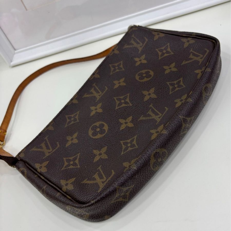 LV|路易威登 老花小麻將包 中古全原 尺寸:21*13*3-4
