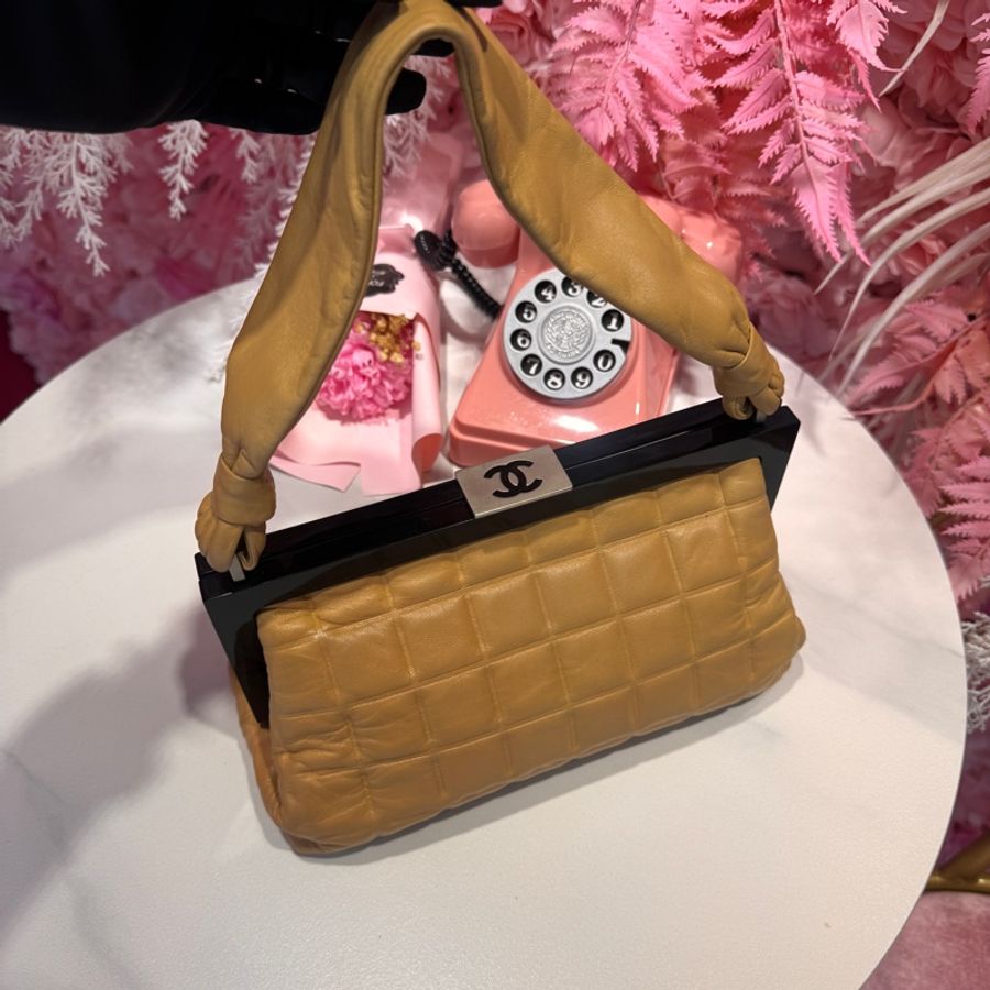 Chanel 壓克力祖母包/冰格包/王吉娜古董精品-0