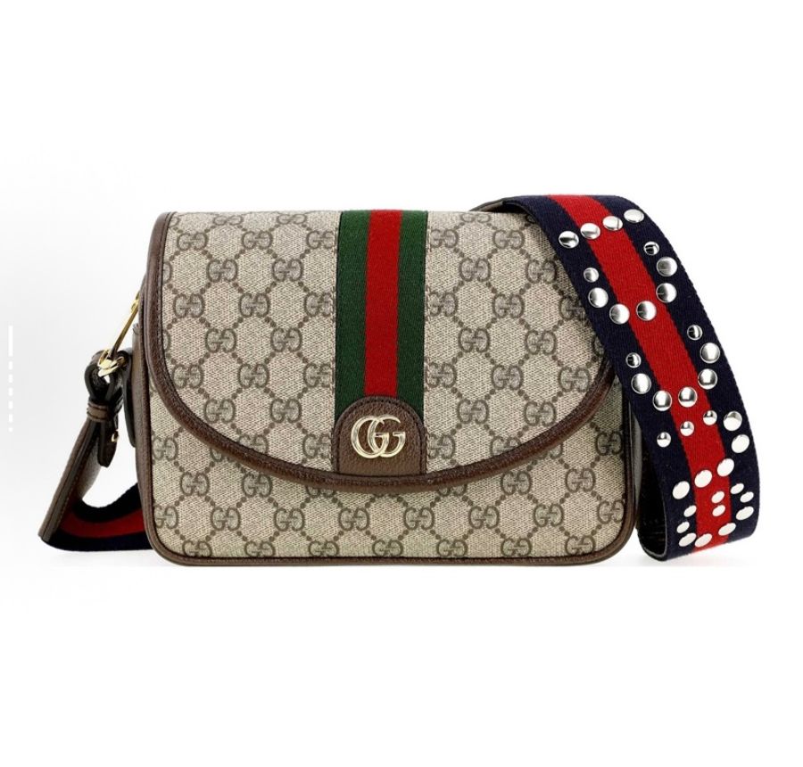 GUCCI古馳 Ophidia 雙G徽標 斜挎單肩包 男女可背-1