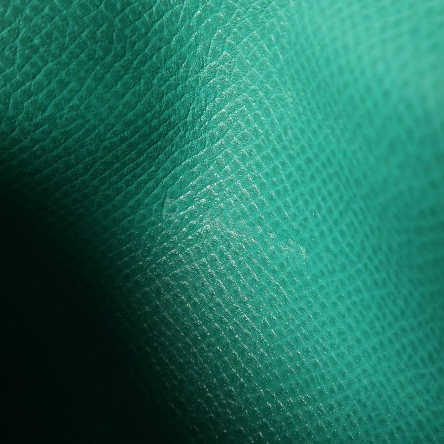 HERMES 【激減優惠】Epsom皮革Bearn Compact金扣錢包Vert Jade-6