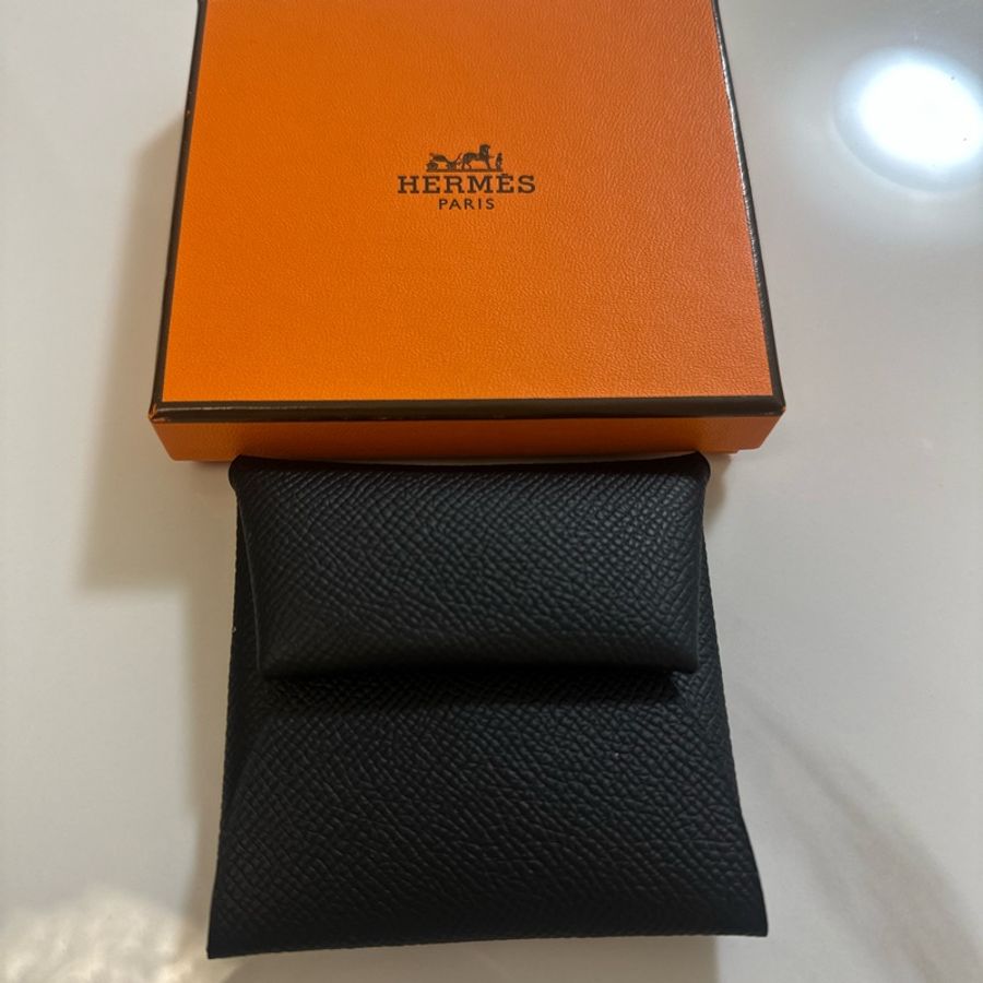 Hermes bastia 零錢包👛 黑色-4
