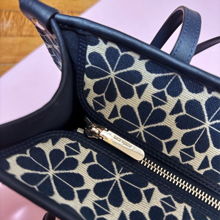 Kate Spade New York中號桃心四葉緹花包-8