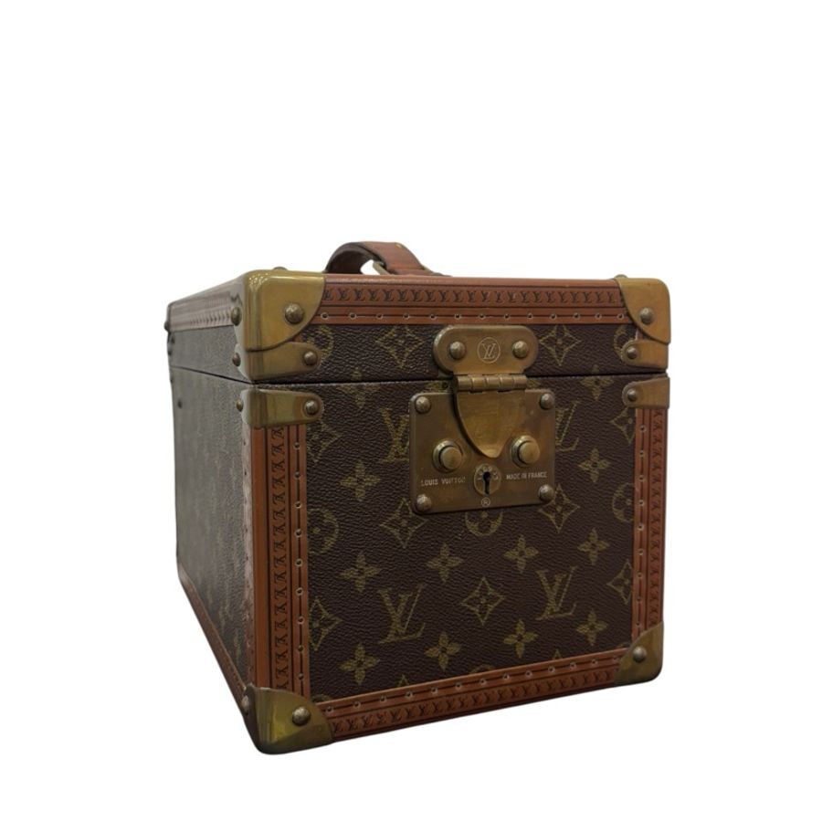 【赫蒂國際精品】 Louis Vuitton 路易威登 古董硬殼手提化妝箱 vintage-0