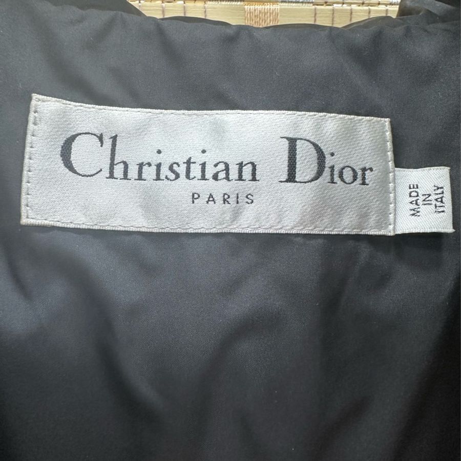 Dior 羽絨棉衣 深藍色暗紋S碼 上身無敵好看-2