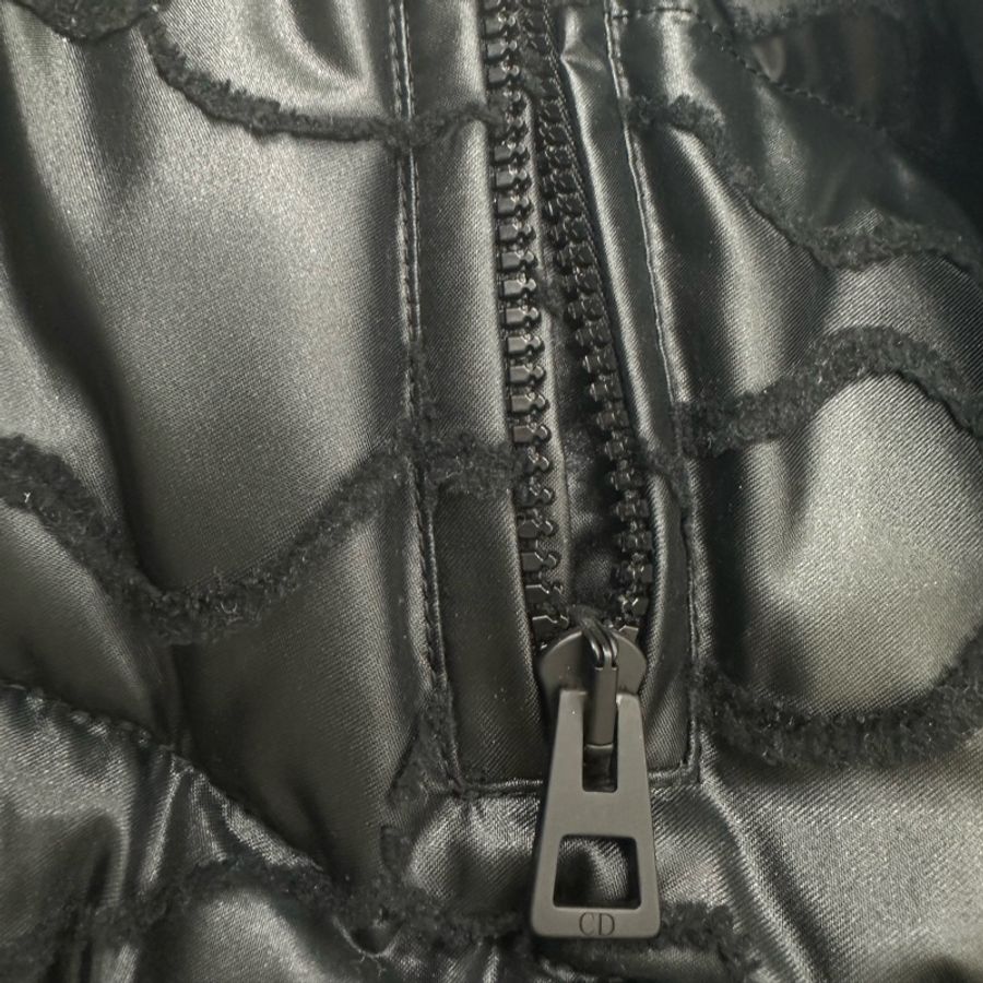 Dior 羽絨棉衣 深藍色暗紋S碼 上身無敵好看-4