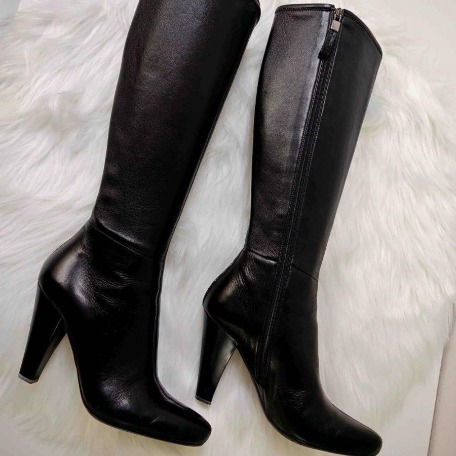 Prada 黑色 高跟長靴 35.5碼 有盒-1