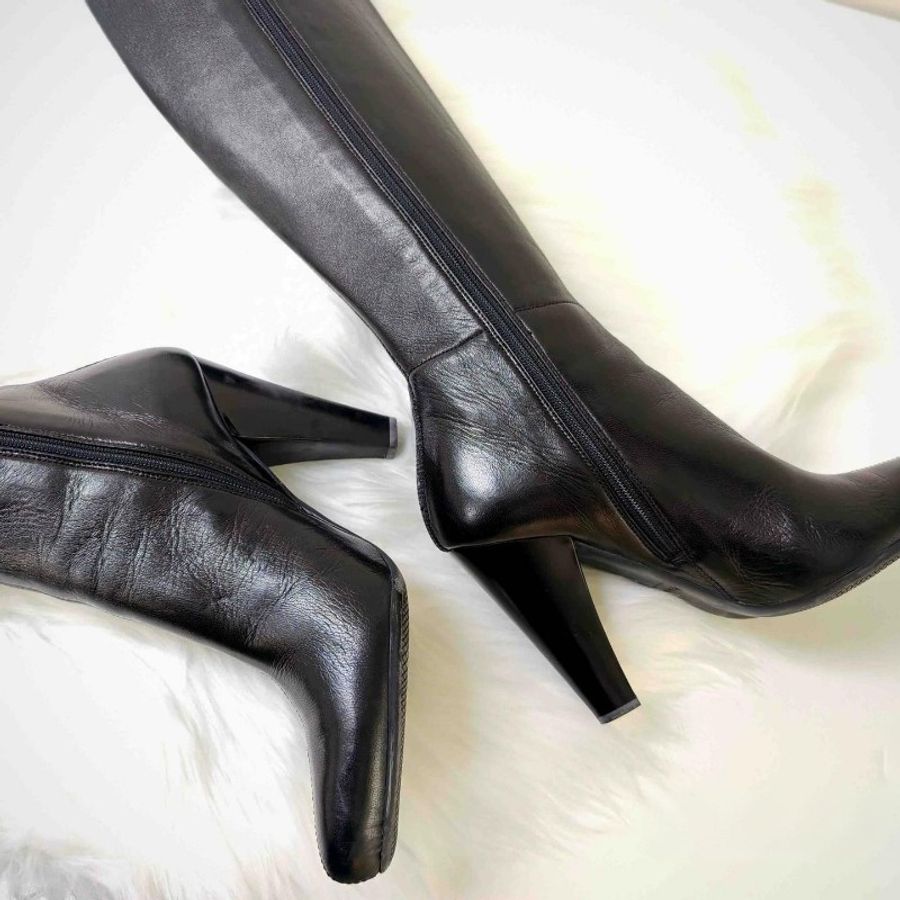Prada 黑色 高跟長靴 35.5碼 有盒-2