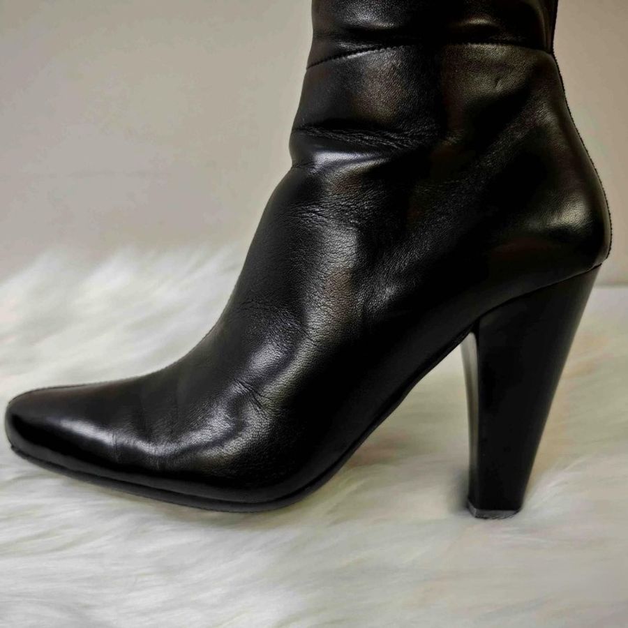 Prada 黑色 高跟長靴 35.5碼 有盒-3