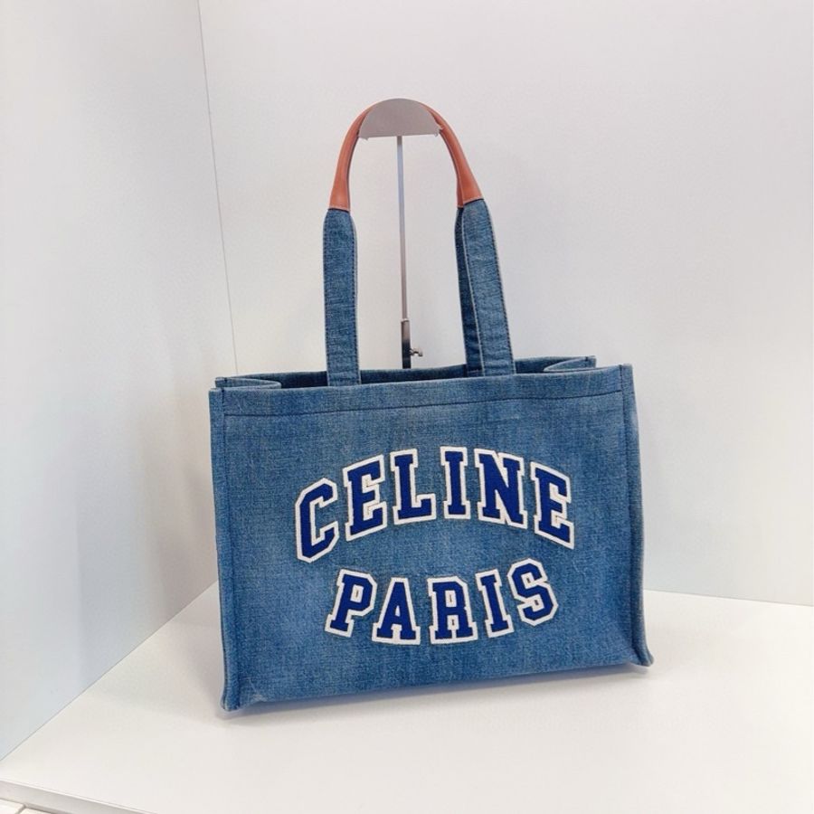 Celine 牛仔 沙灘托特包-0