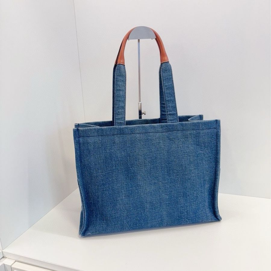 Celine 牛仔 沙灘托特包-1