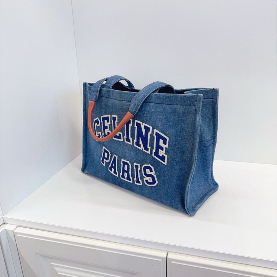 Celine 牛仔 沙灘托特包-3