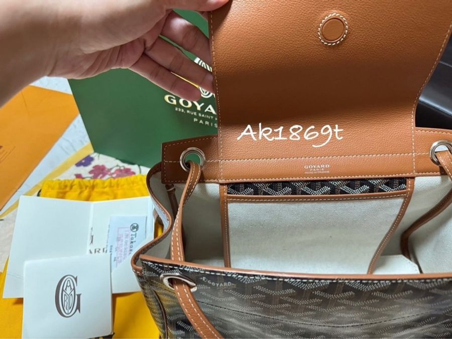 Goyard Rouette Souple Bag 黑棕色肩背包-3