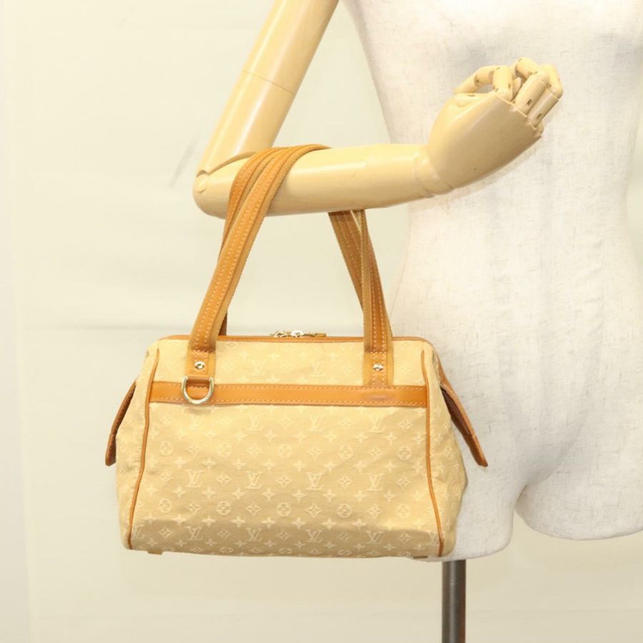 【日本直送】路易威登 Monogram Mini Josephine PM 手提包 米色 M92416 LV Auth ep9687-20