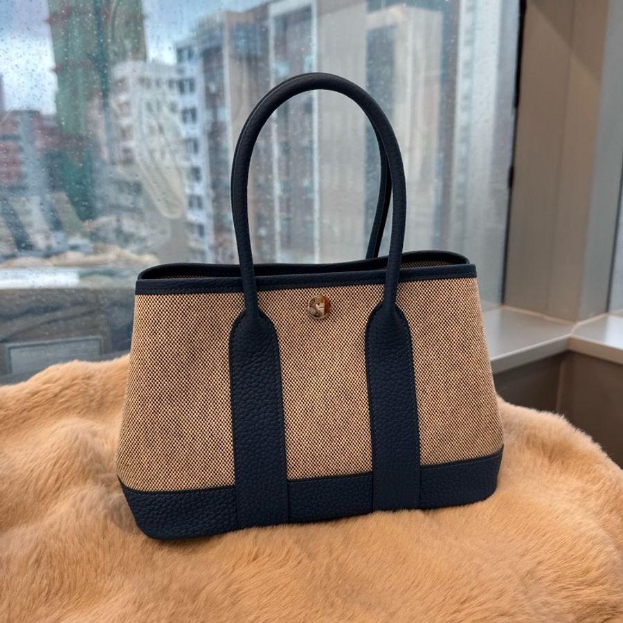HERMES mini Garden Party外海藍 stamp k-0