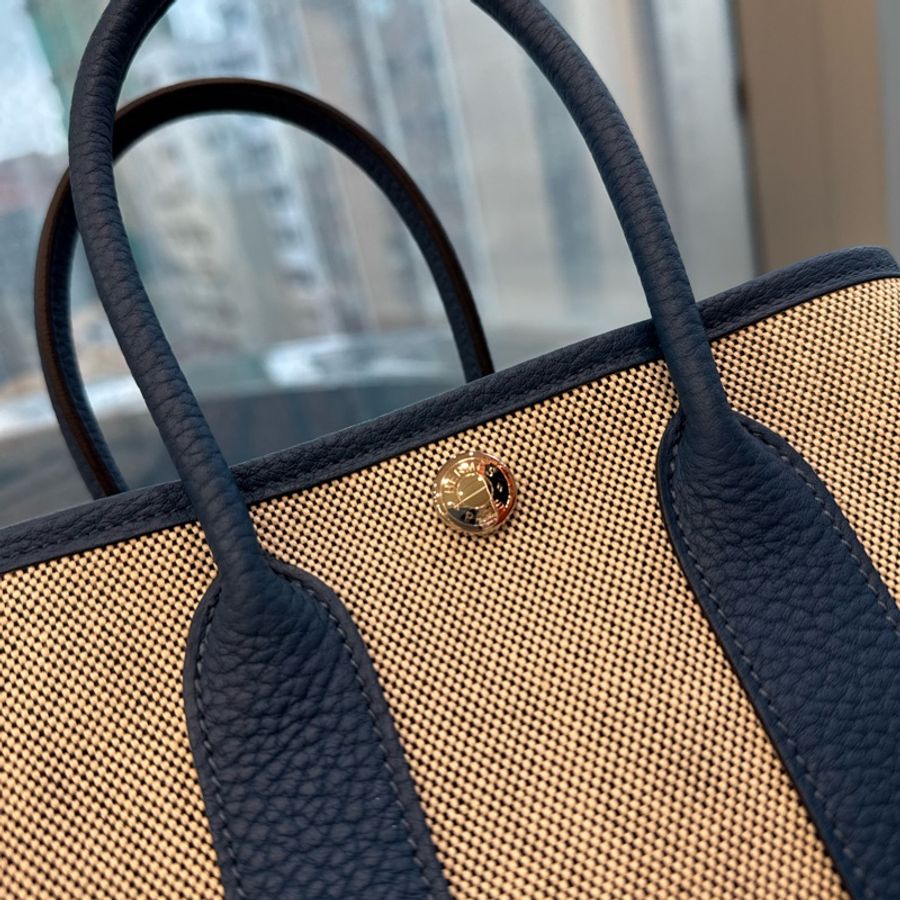 HERMES mini Garden Party外海藍 stamp k-9
