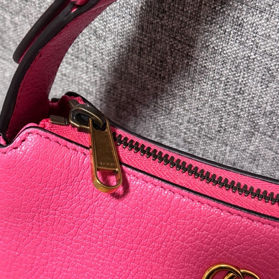 Gucci Aphrodite Mini 粉色 小羊皮 愛神包-15