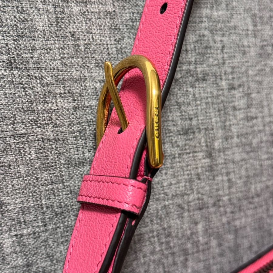 Gucci Aphrodite Mini 粉色 小羊皮 愛神包-17