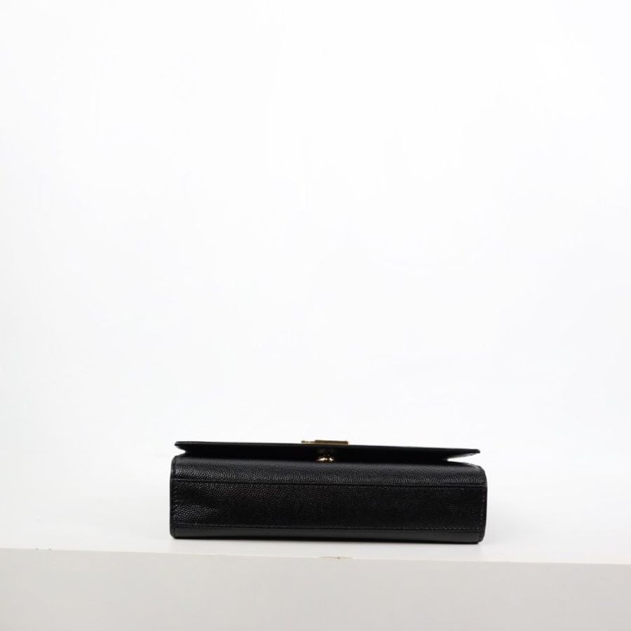 二手 Ysl Kate 鏈條包 黑金款 小號-10