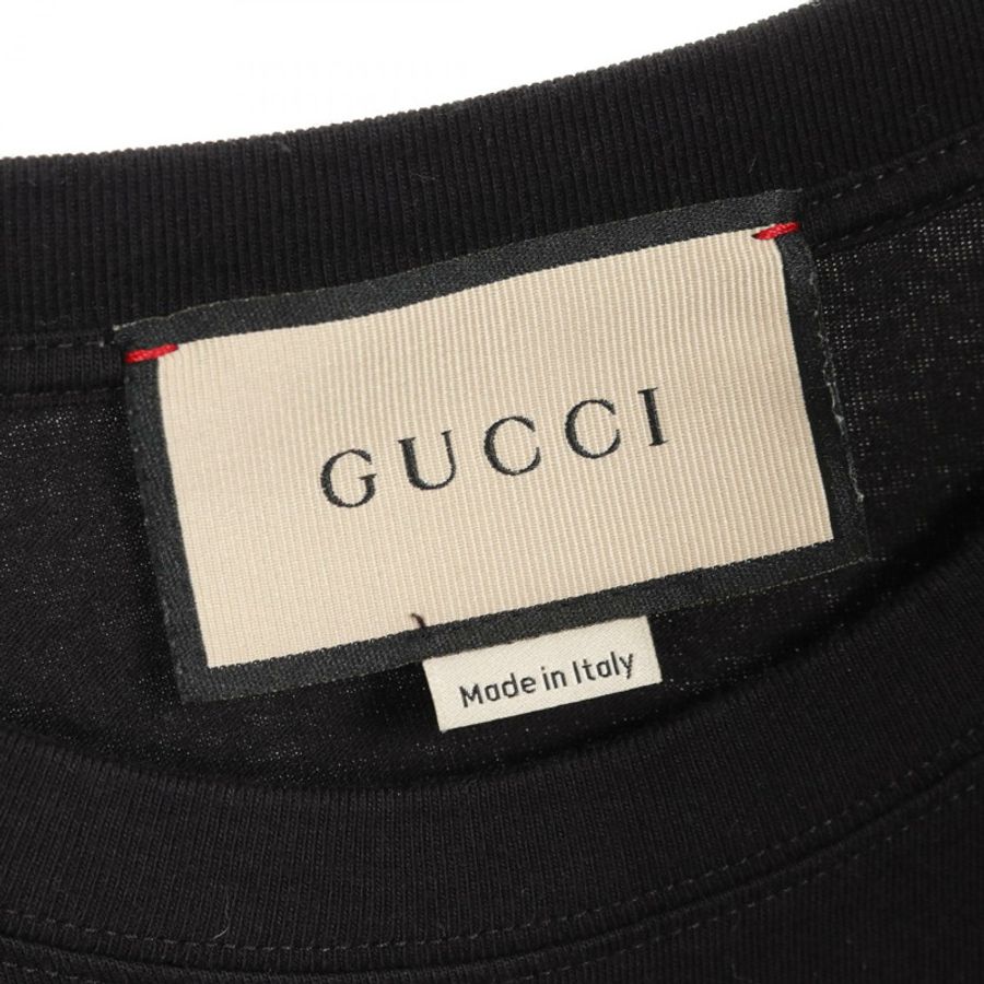 GUCCI LOVE PARADE 短袖純棉T卹,黑色多色,二手男款 #M-2