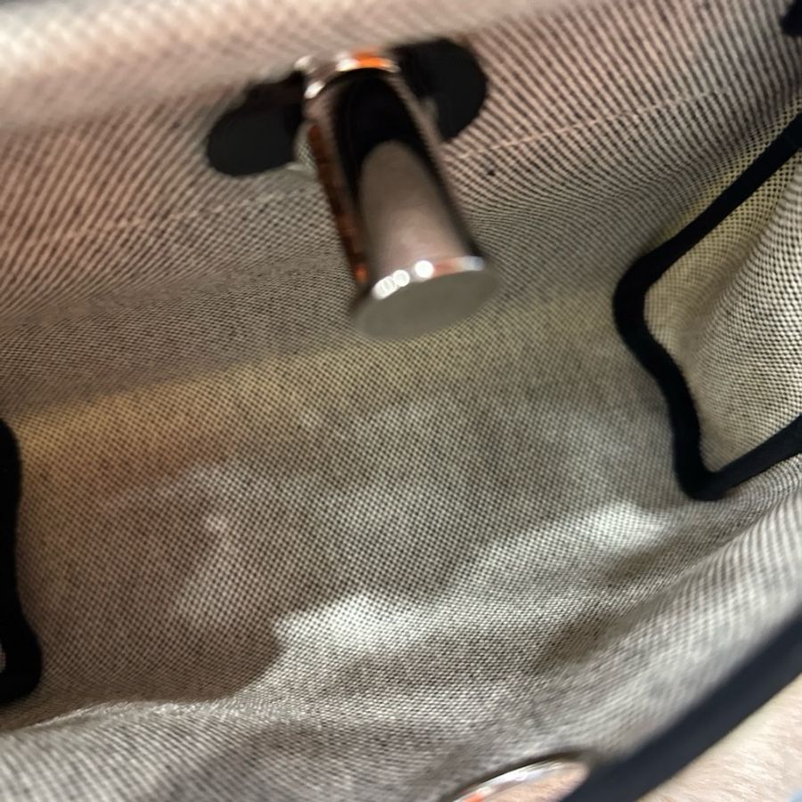 HERMES miniherbag 熊猫银扣 stamp k-3