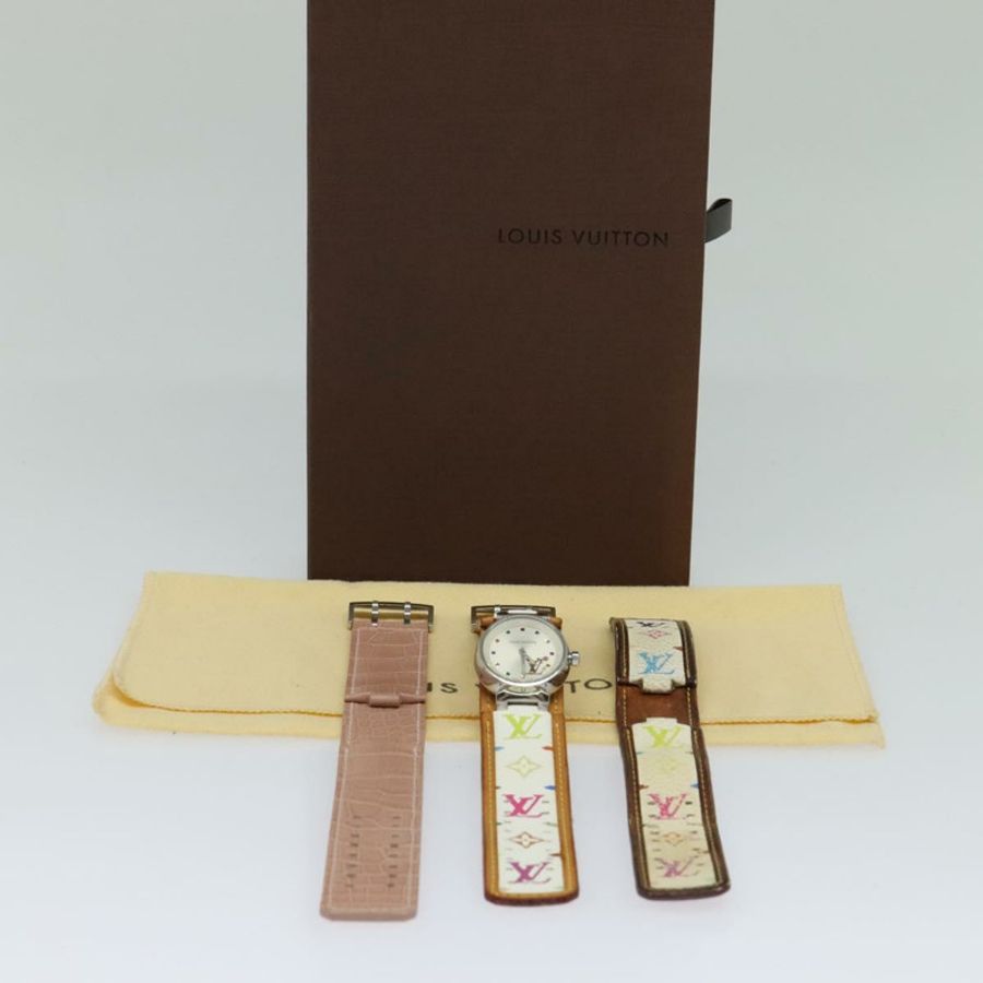 【日本直送】路易威登 Monogram Multicolor 腕錶 109/500 白色 LV 正品 115748A-23