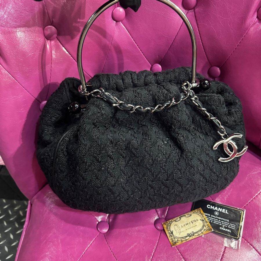 Chanel 祖母包/毛呢包/王吉娜古董精品-2