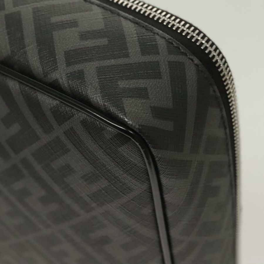 【日本直送】FENDI Zucca帆布手拿包 暢貨中心 黑色 灰色 正品 131527-13