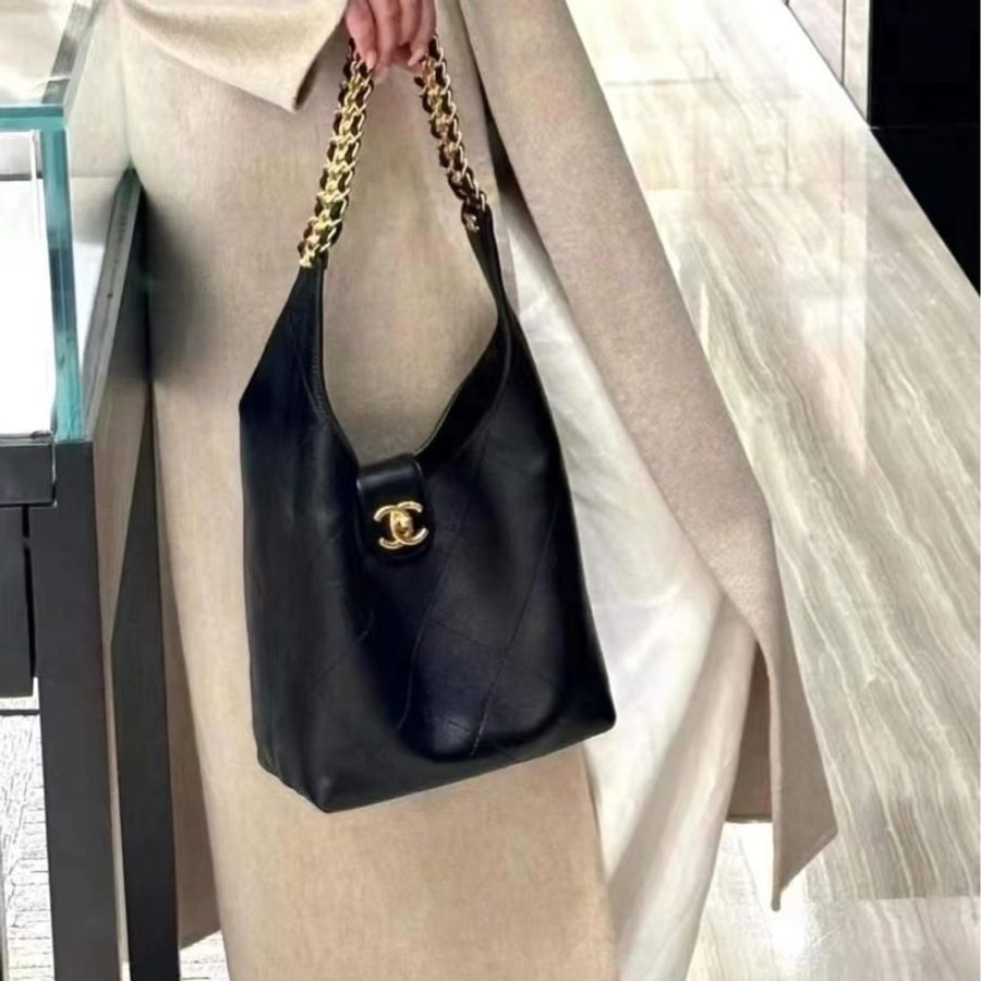 全新全配25年購入 最新款❤️ 香奈兒 #25p #嬉皮 #hobo #肩背包-2
