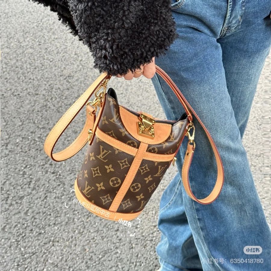 全新芯片款❤️ Lv #duffle #老花 #薯條包-3