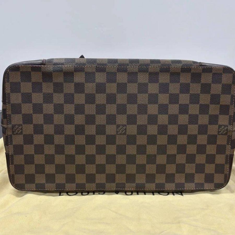 LV 棕棋盤Hampstead托特包 35*28*17 98新配件塵袋-4