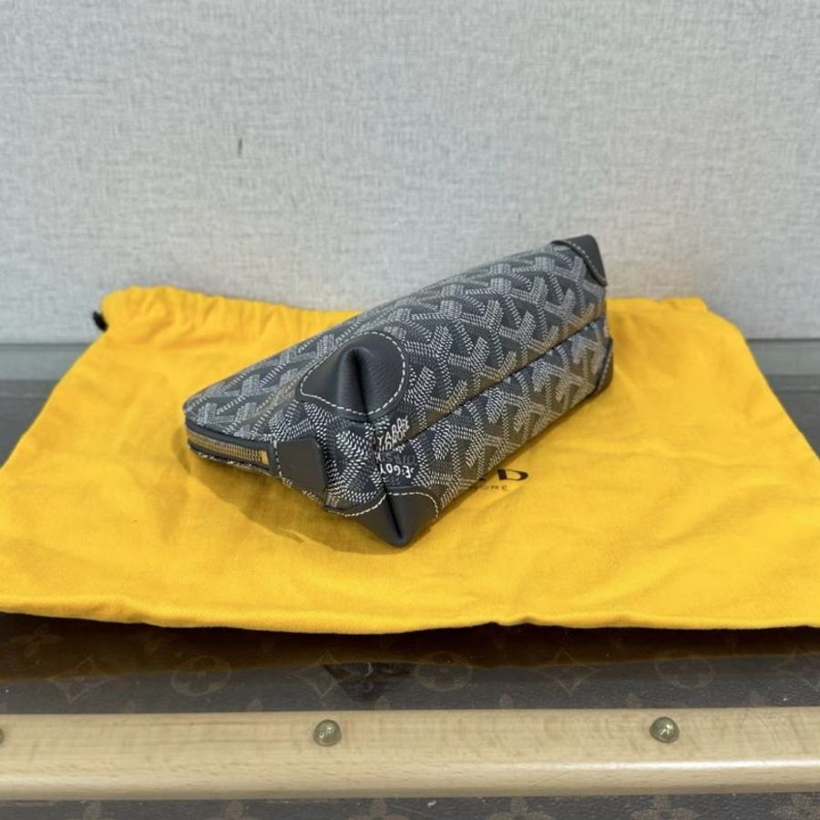 GOYARD Vendome灰色盥洗化妝包 18*13.5*7 98新配件塵袋-4