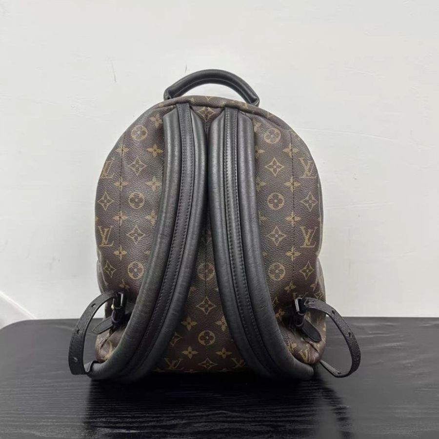 LV 老花大號PALM SPRINGS 後背包 30*33*16 98新配件塵袋-5