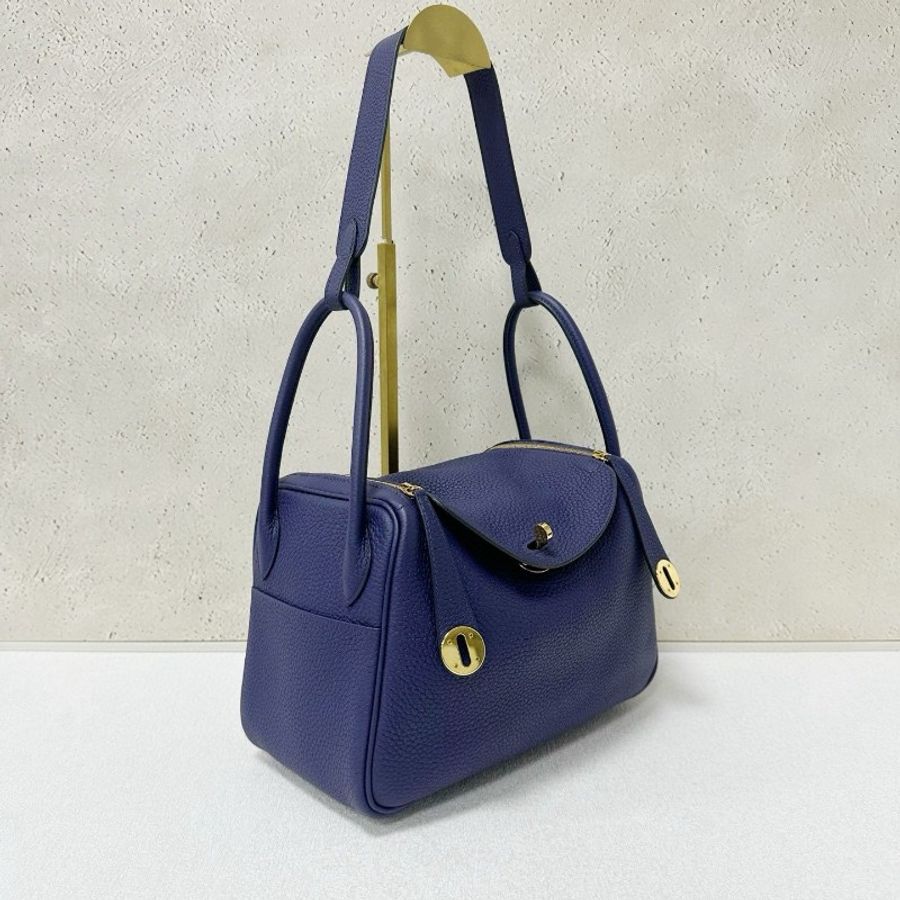 Hermes Lindy26 鳶尾紫金扣-4