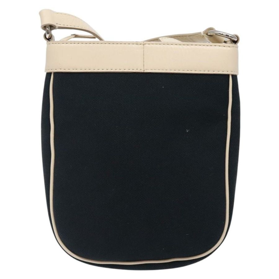 【日本直送】BURBERRY 單肩帆布包 海軍藍 銀色 正品 th6201-1