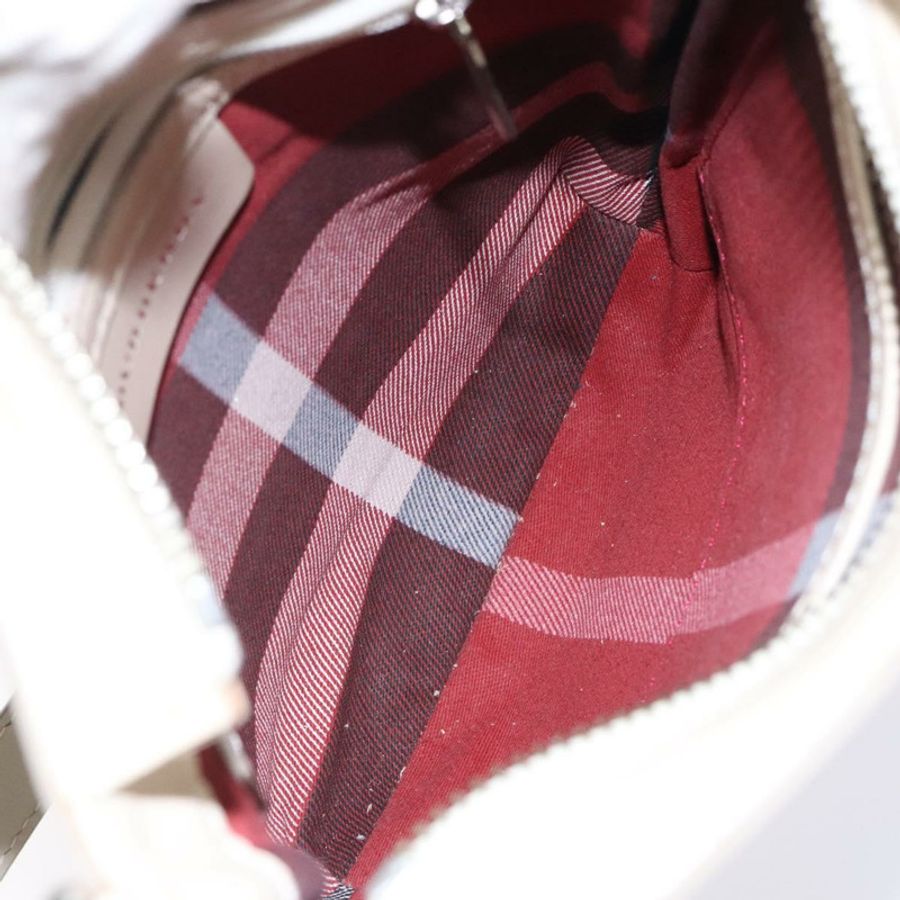 【日本直送】BURBERRY 單肩帆布包 海軍藍 銀色 正品 th6201-10