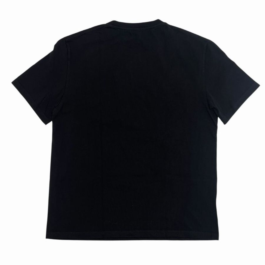 LOEWE 羅威 純棉 刺繡LOGO短袖T恤 黑-2