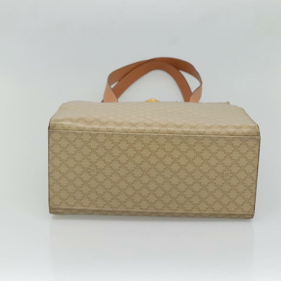 【日本直送】CELINE Macadam帆布托特包 PVC米色金色 正品 128779-4