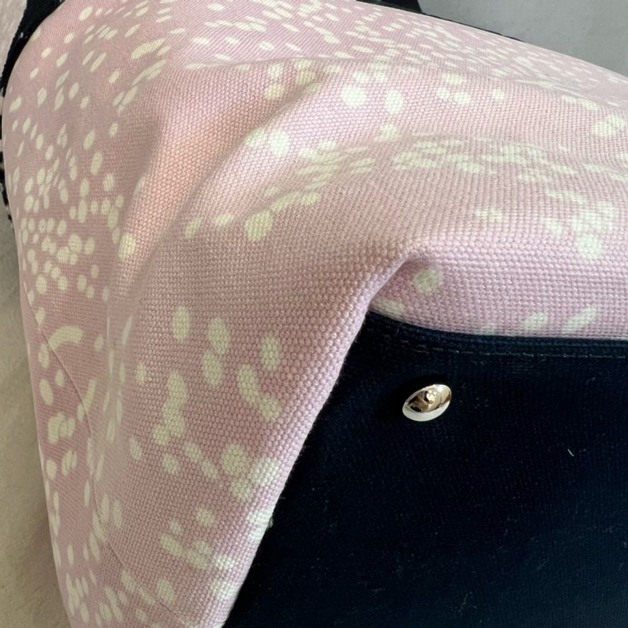 Chanel 粉色帆布托特包-8