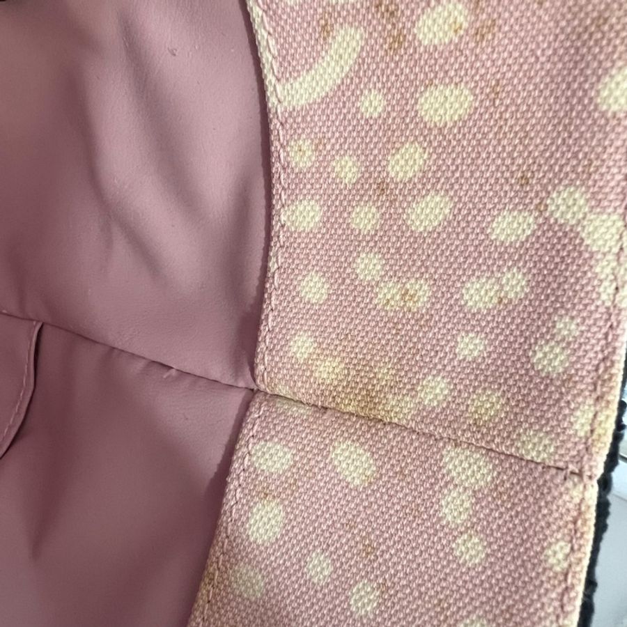 Chanel 粉色帆布托特包-24
