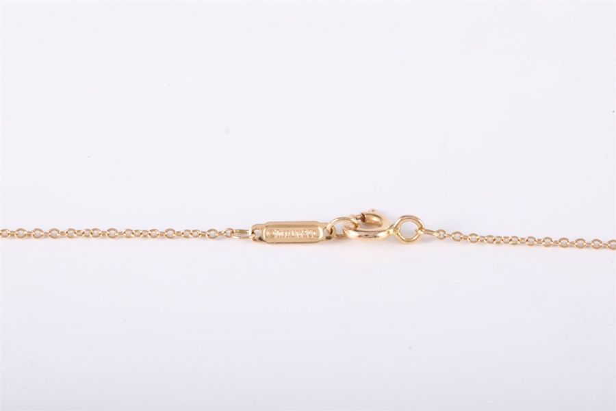 TIFFANY&CO(蒂芙尼) 滿鑽 十字架 小號 1.8cm 18K玫瑰金/鑽石 項鏈 玫瑰金-4